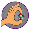picture of an tiny house icon