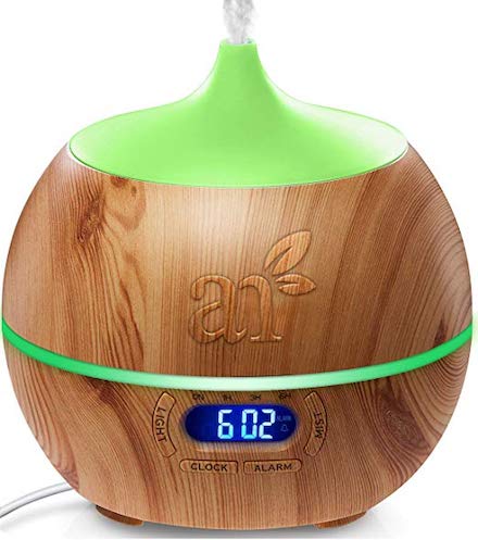 picture of ArtNaturals Essential Oil Diffuser and Humidifier with Bluetooth Speaker Clock